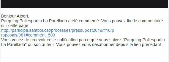 Media picture: Notificación en idioma francés con Decidim en català y castellano