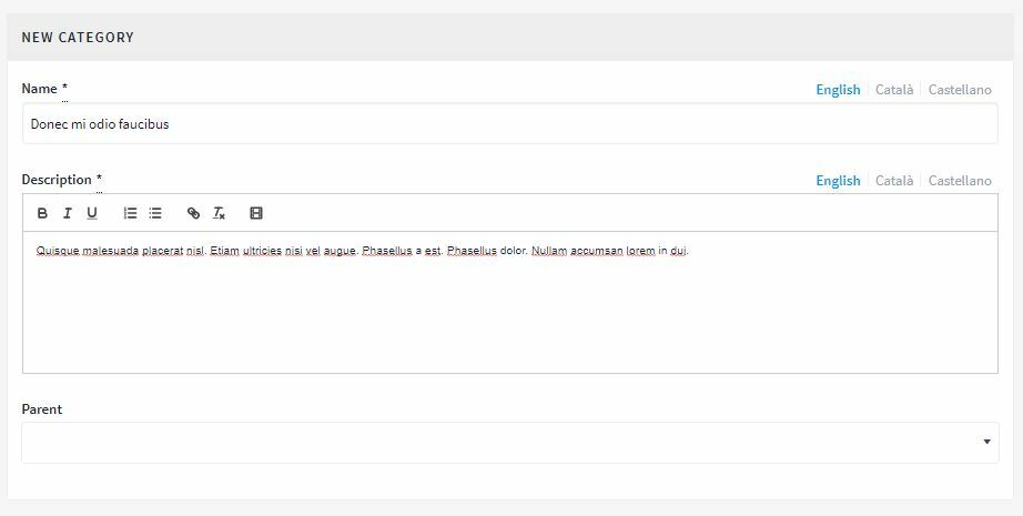 Media picture: Show descritption of categories in UI to improve UX