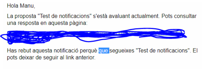 Notificació