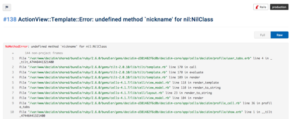 Stacktrace