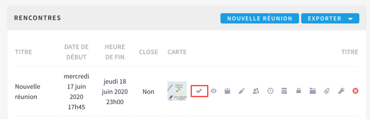 Publish button