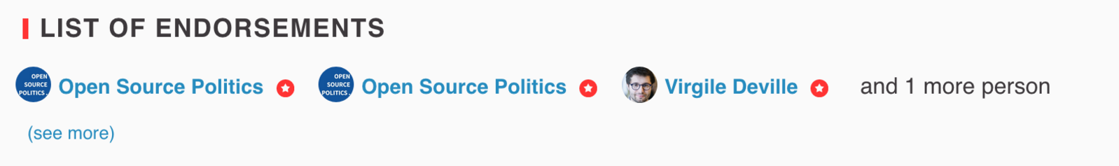 Screenshot of the issue