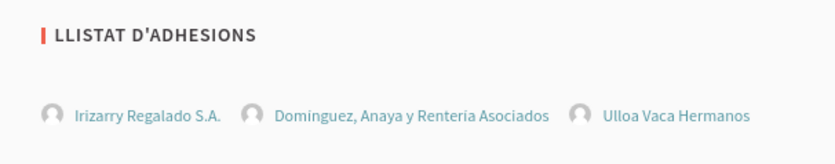 Adhesiones