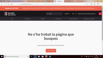 Error in posting a process