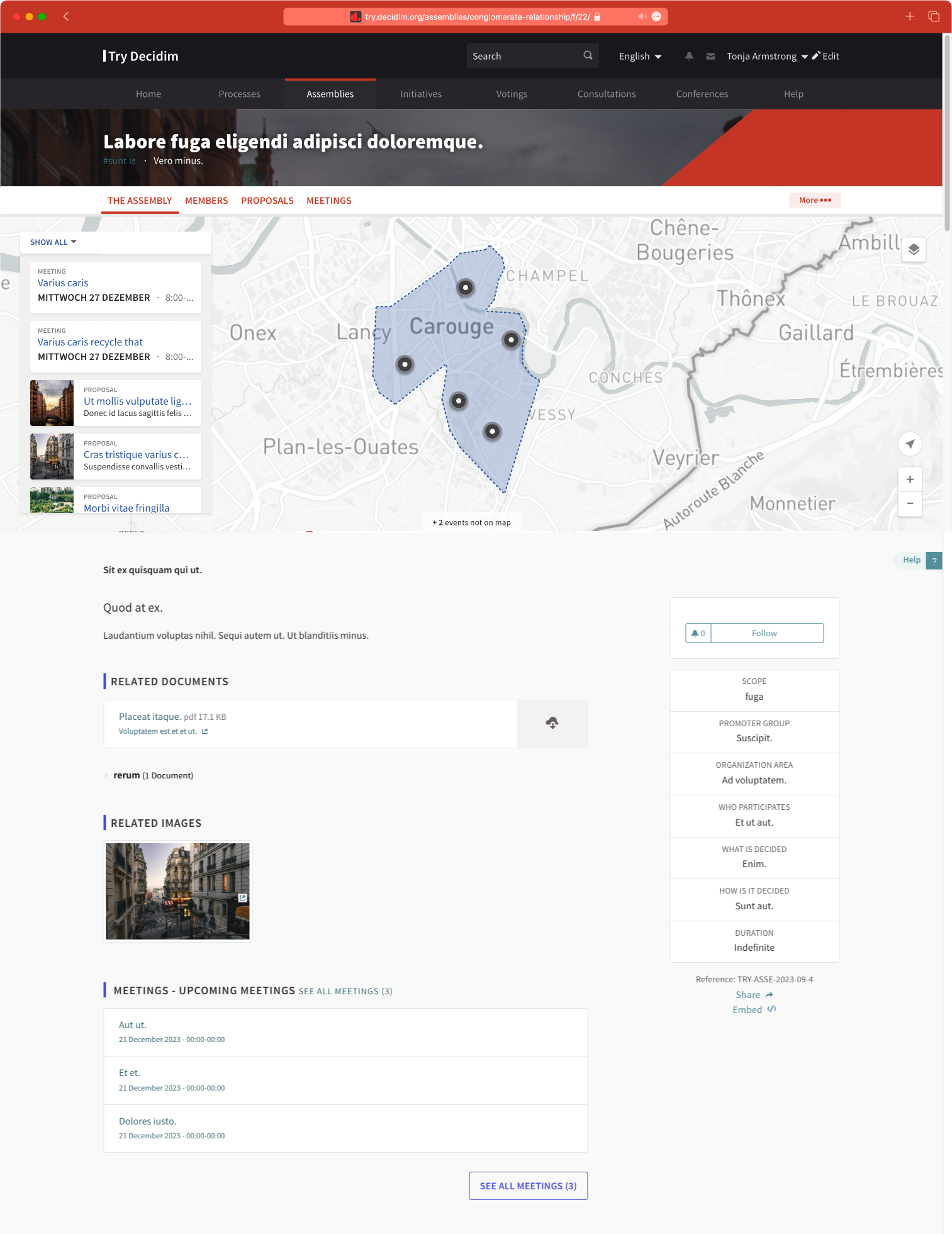 Imagen para los medios: Decidim Geo: Discover local participation